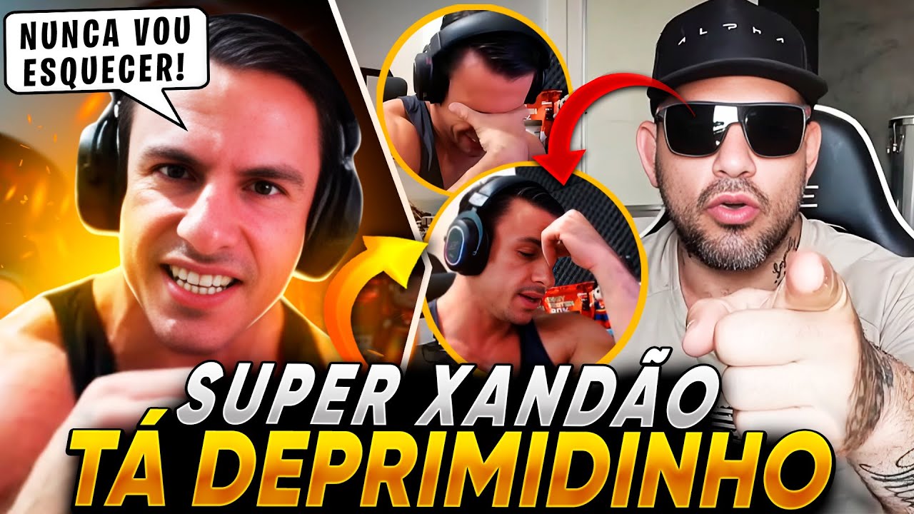 SUPER XANDÃO REAGINDO A SUPER XANDÃO ESTÁ DEPRIMIDINHO.... ( MARCELO BRIGADEIRO )
