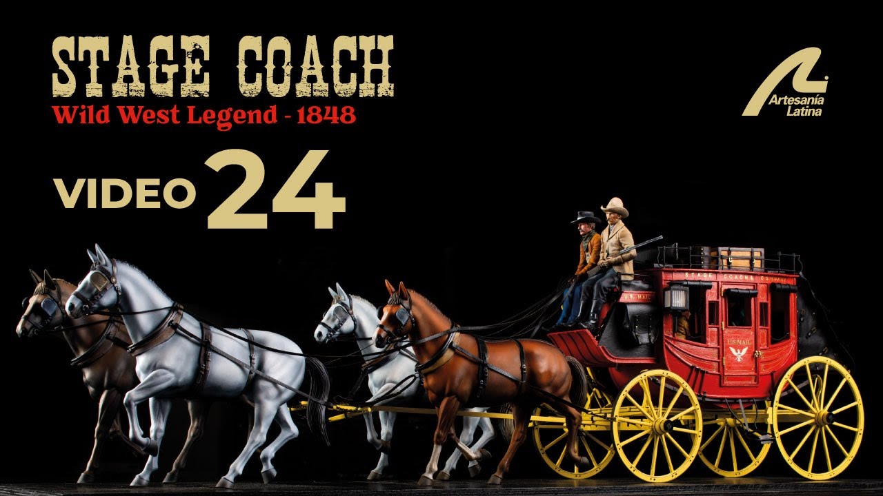 STAGECOACH - STEP-BY-STEP INSTRUCTIONS video 24 - ARTESANIA LATINA ref. #20345