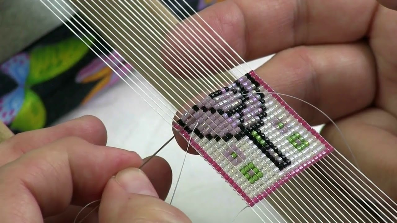 Bead Loom Weaving: Adding new thread