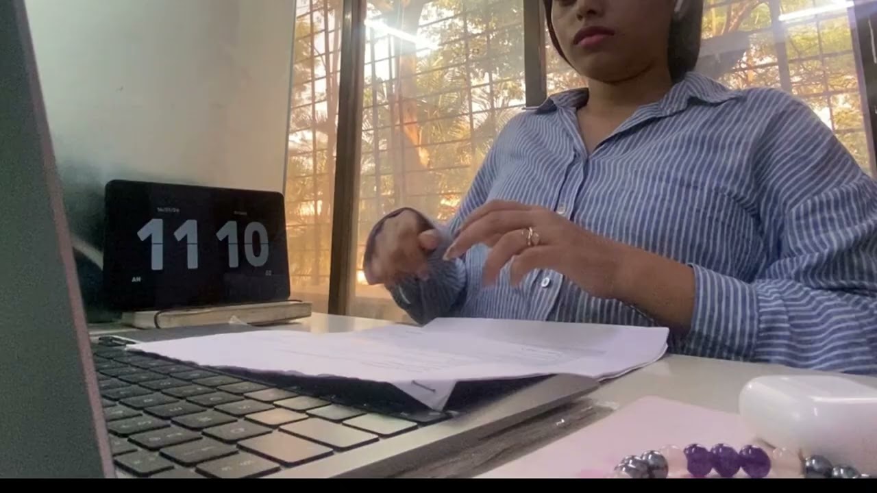 Study With Me | Calm Library Session ⏰📖 | Deep Focus & Productivity | No Music | 2 hours| one break|