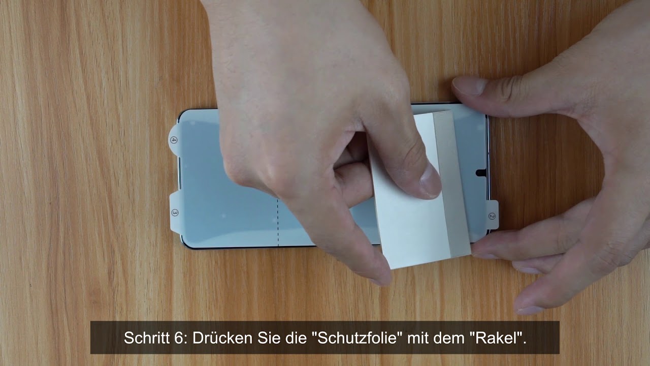 TAURI Displayschutzfolie Installationsvideo für die S20-Serie