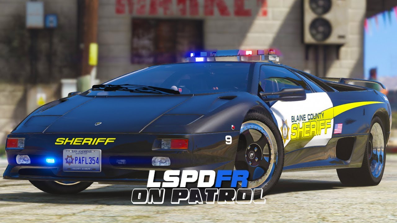 Blaine County Police Lamborghini (LSPDFR - 1175)