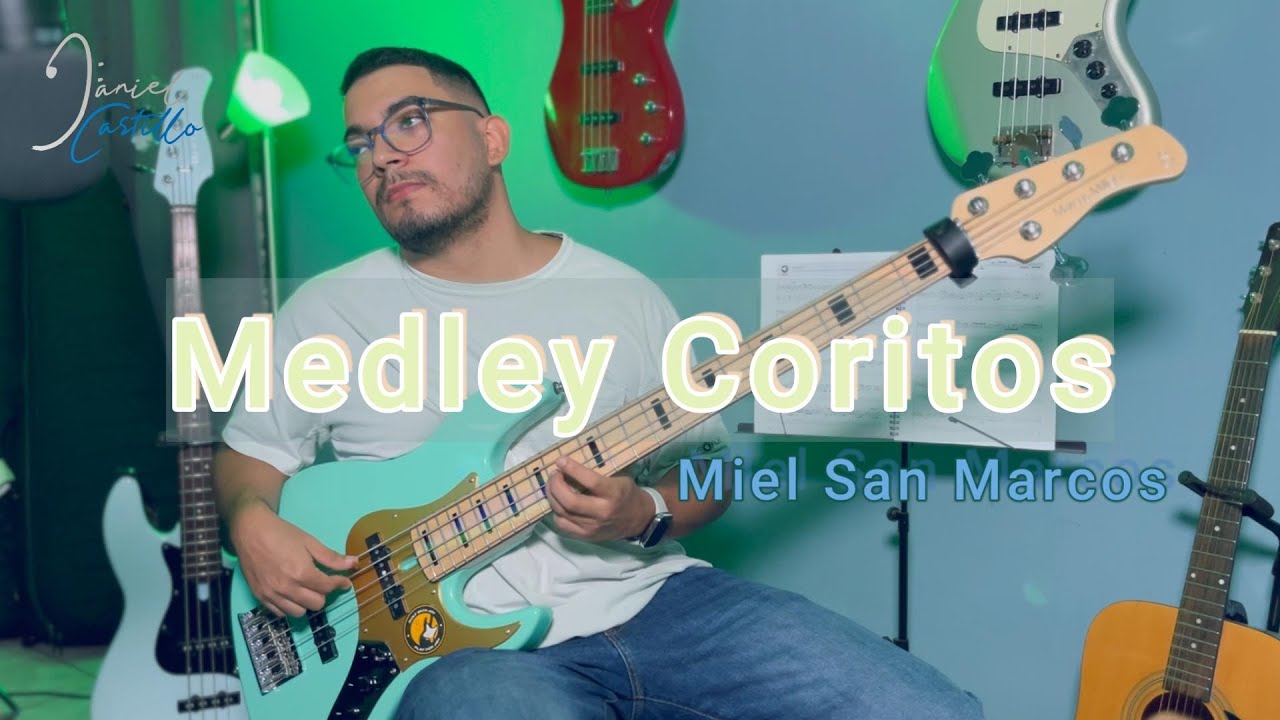 🎸 Coritos Medley | Miel San Marcos (BASS COVER)
