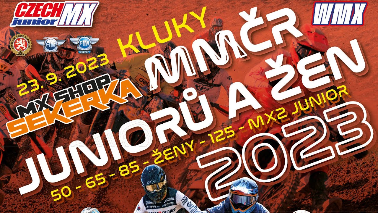 MX SHOP SEKERKA MMČR JUNIORŮ A ŽEN 2023 - KLUKY