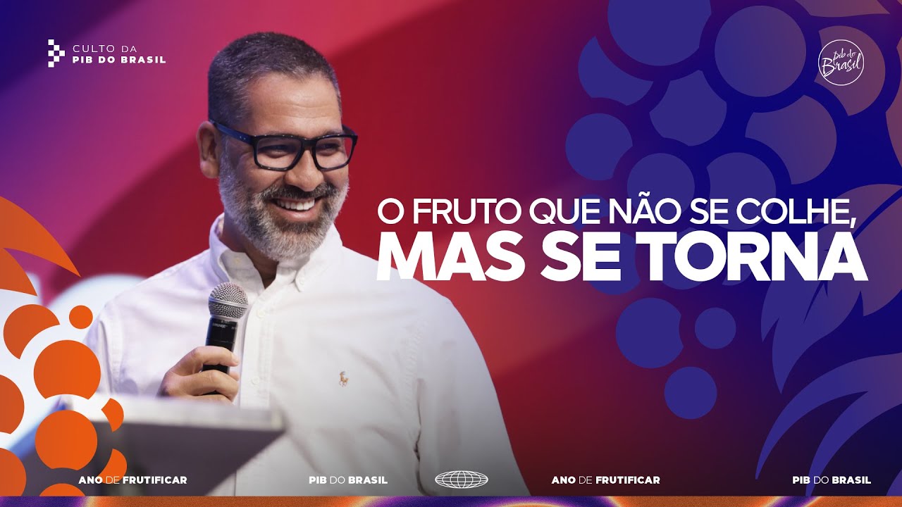 O FRUTO QUE NÃO SE COLHE, MAS SE TORNA | PR. TADEU | CULTO DE DOMINGO | 25/01/2026