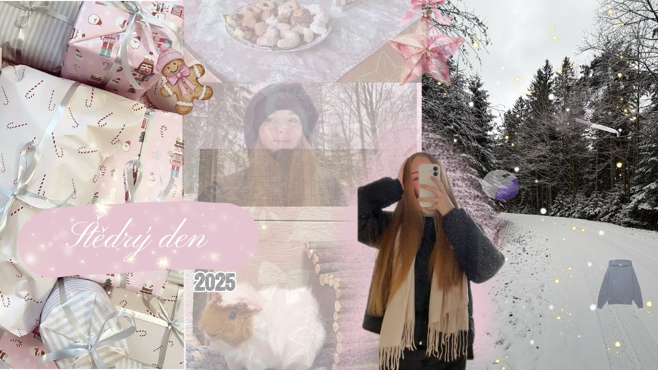 ŠTĚDRÝ DEN 2025 | VLOG+CO JSEM DOSTALA K VÁNOCŮM✨💕