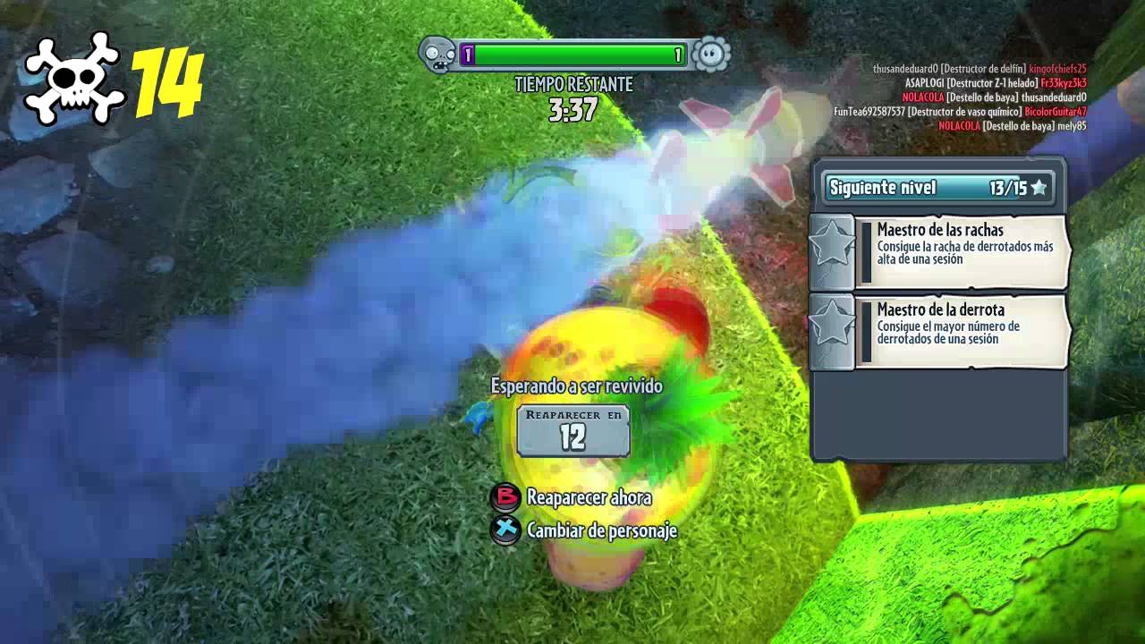 PvZ Garden Warfare | Biólogo Marino 25 bajas | Reto #14