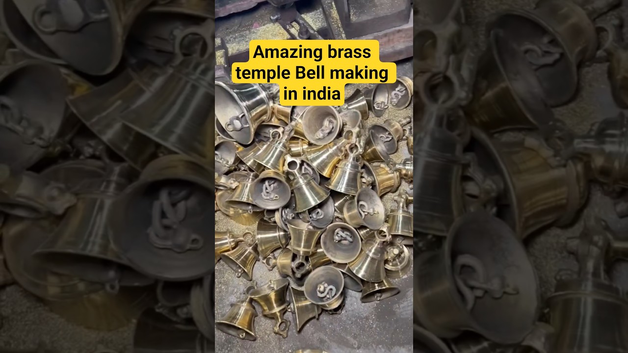 how to make brass temple Bell 🧐👍🙏#shortsfeed #yputubeshorts #shortsviral