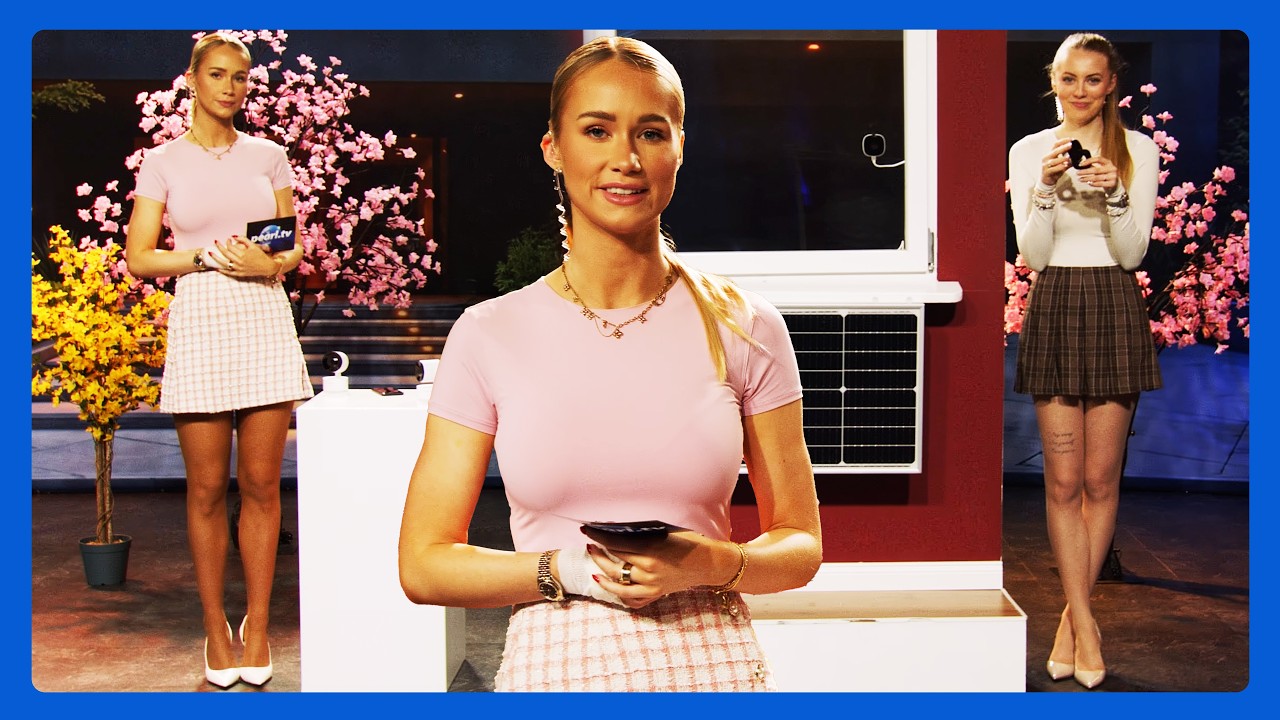 Monika und Lina präsentieren die neuesten Überwachungskameras aus dem Katalog @PEARL-TV