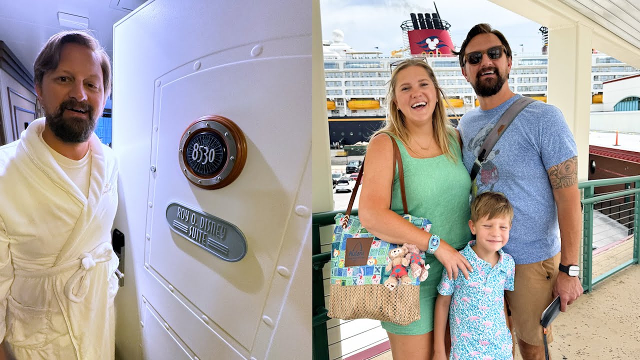 Disney Magic 10 Day Anniversary Cruise Embarkation Day! Royal Suite, Concierge Lounge Tour & Rapunze
