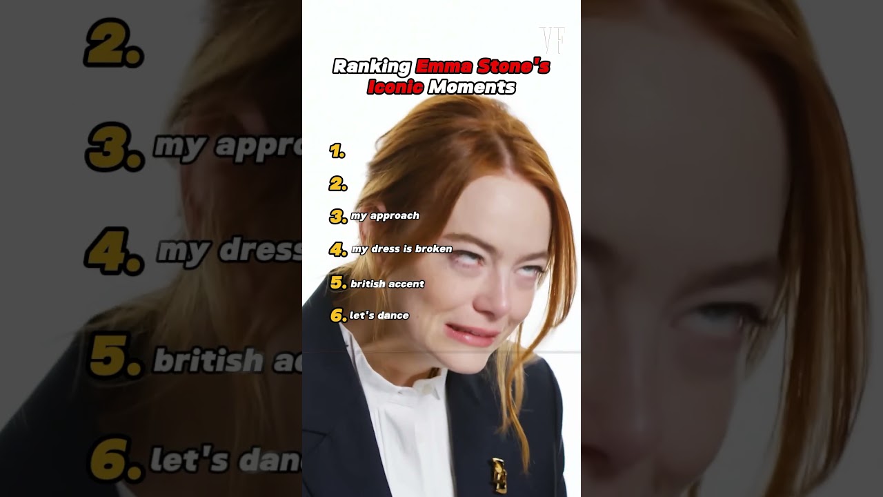 Ranking Emma Stone iconic moments #trending #ranking #bestmoments #popculture #funniest