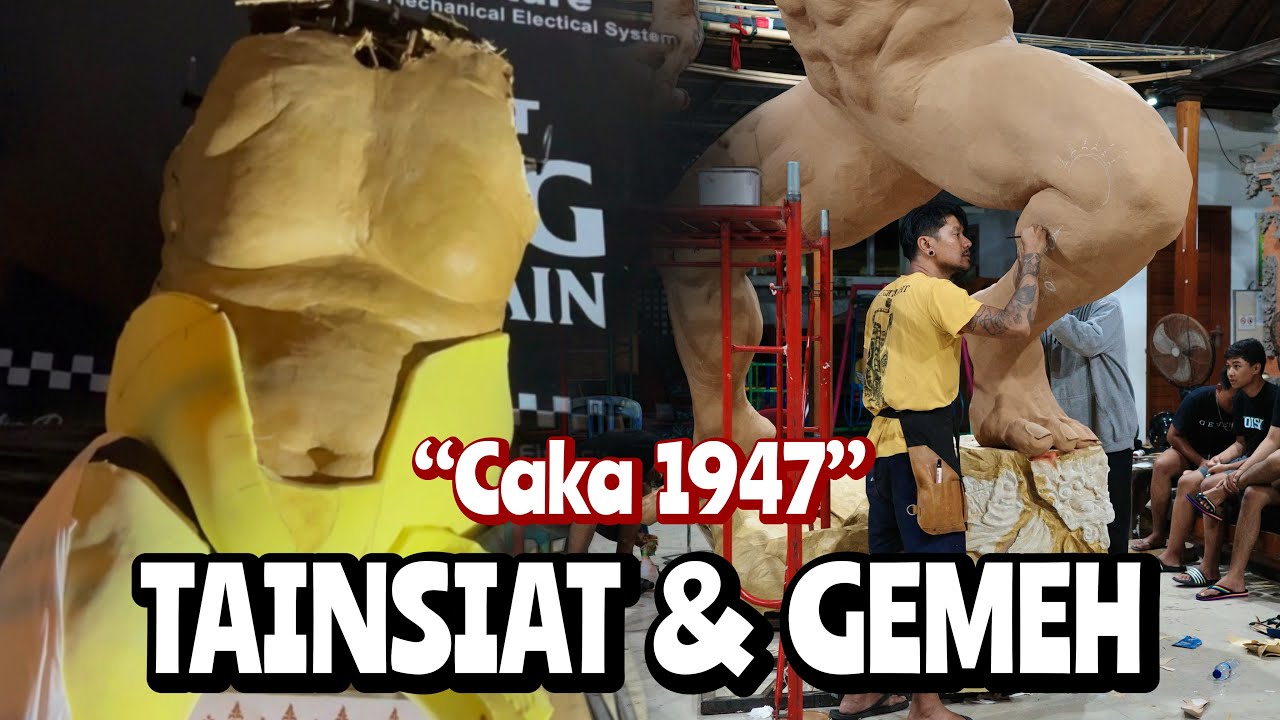 NGINTIP PROSES PEMBUATAN OGOH OGOH BANJAR TAINSIAT & BANJAR GEMEH TAHUN 2025 | OGOH OGOH 2025