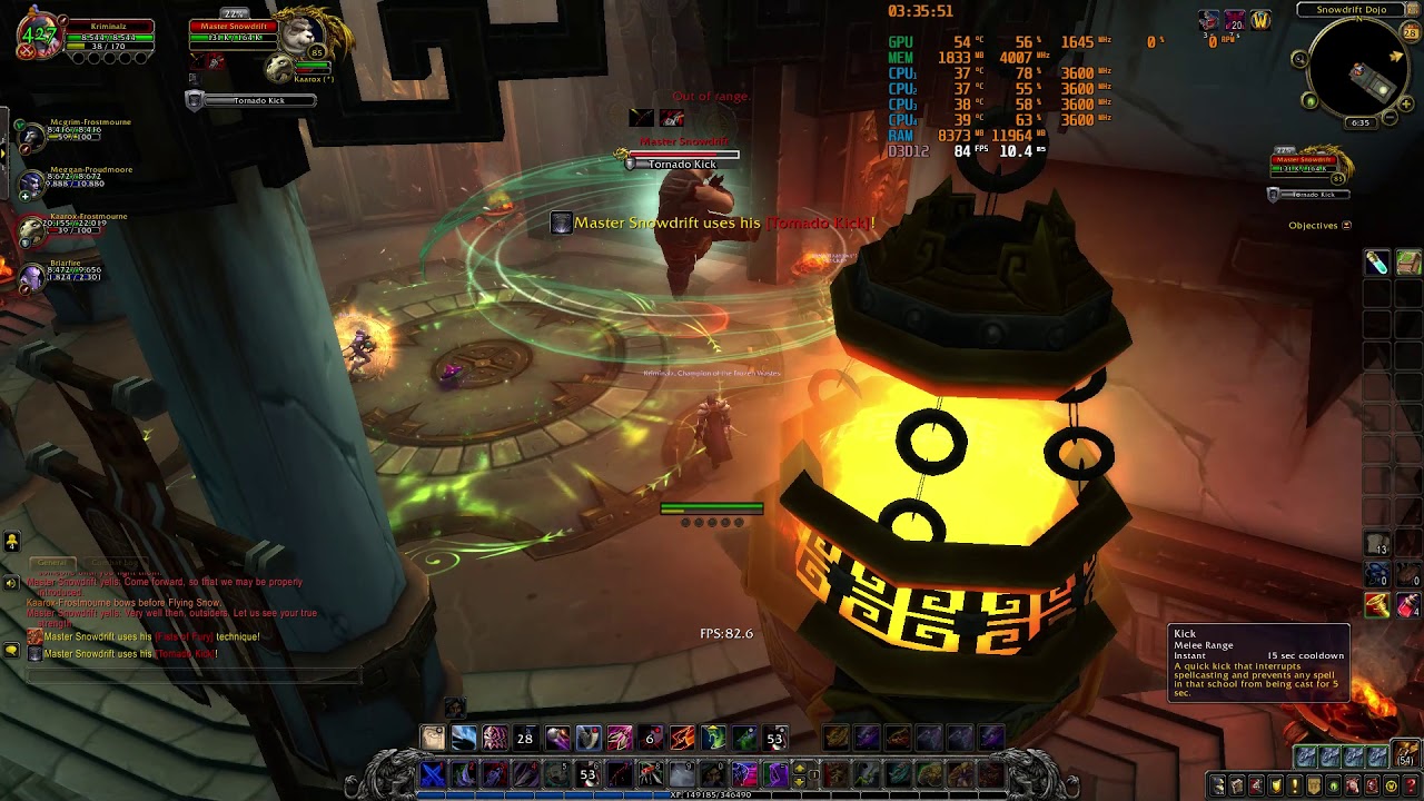 World of Warcraft shadowpan monastery