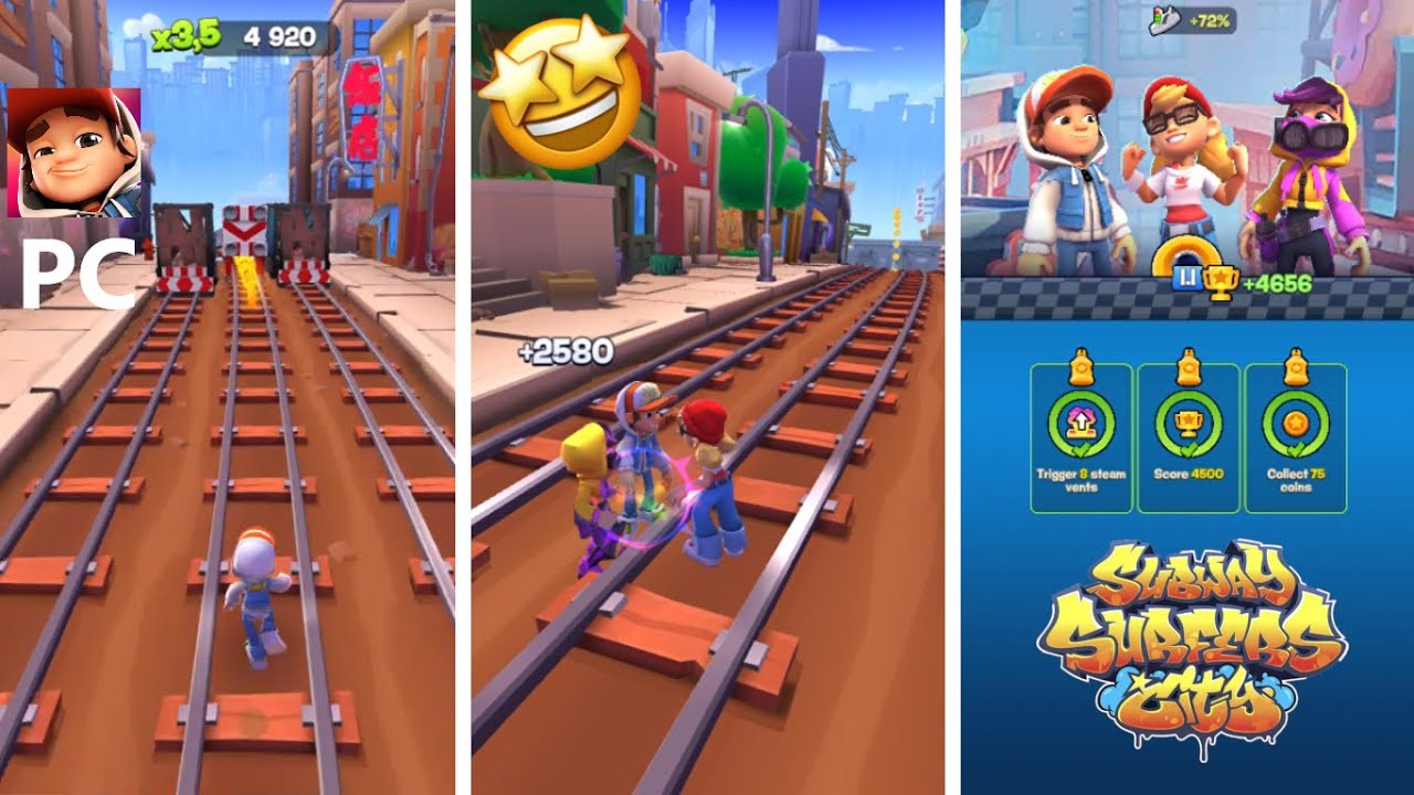 Subway Surfers City FR j'ai déjà testé depuis le début