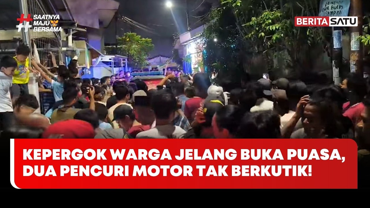 Kepergok Warga Menjelang Buka Puasa, Dua Pencuri Motor Tak Berkutik #beritasatu