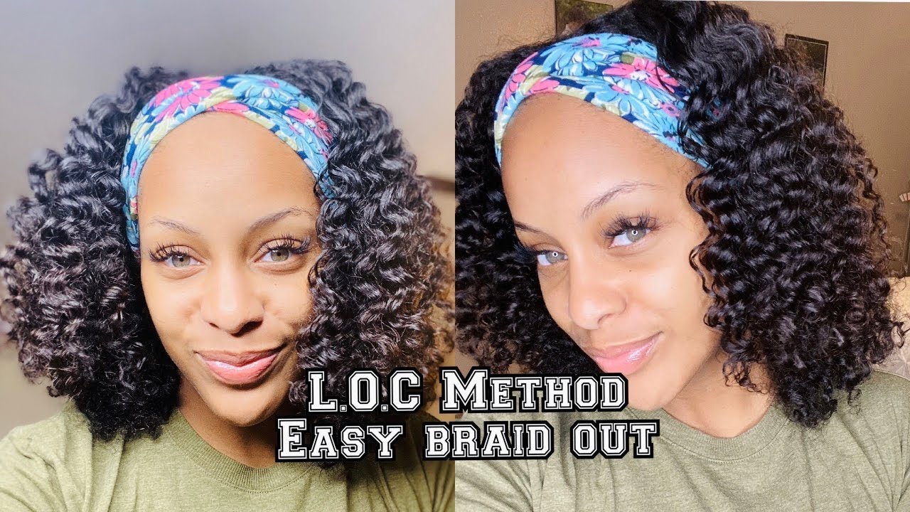 Easy braid out / only 4 braids