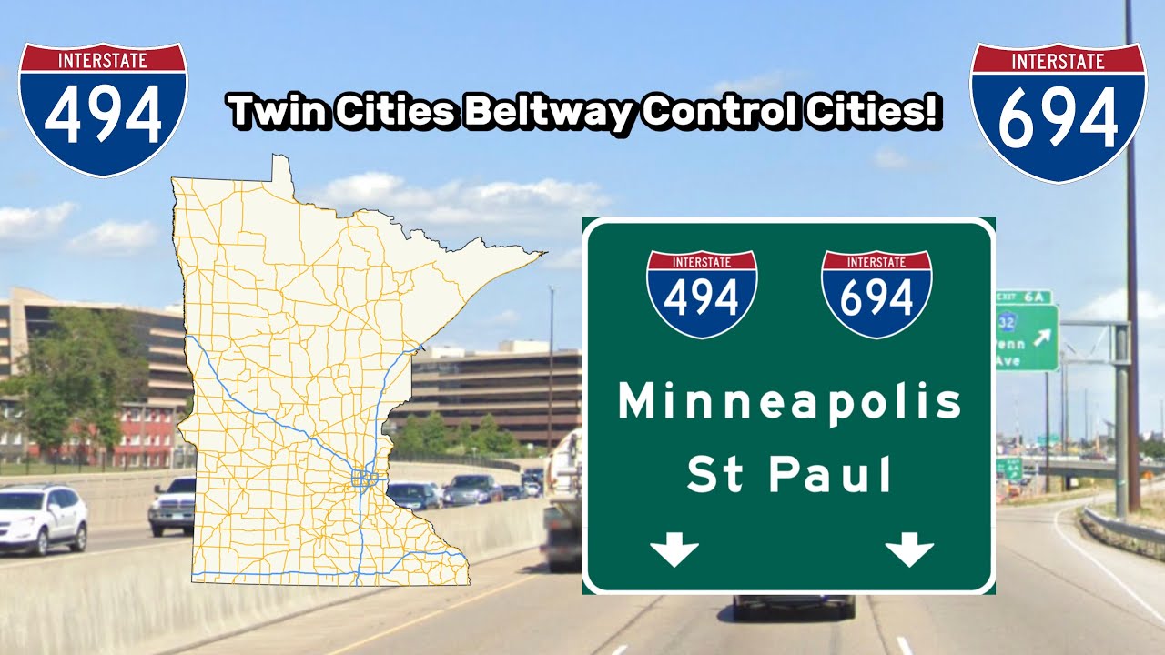 The Twin Cities Beltway: I-494 and I-694 Control Cities!