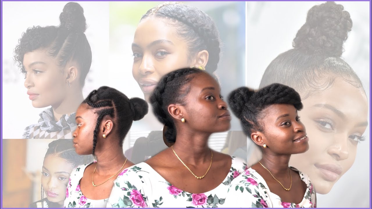 RECREATING CELEBRITY HAIRSTYLES PART1: YARA SHAHIDI Inspired Hairstyles on Natural 4C HAIR