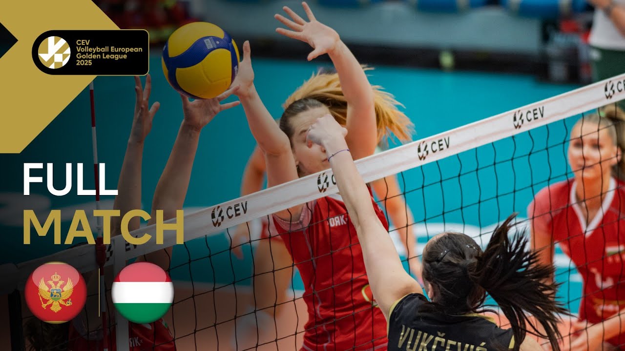 Full Match | Montenegro vs. Hungary | CEV Volleyball European Golden League 2025 | Women