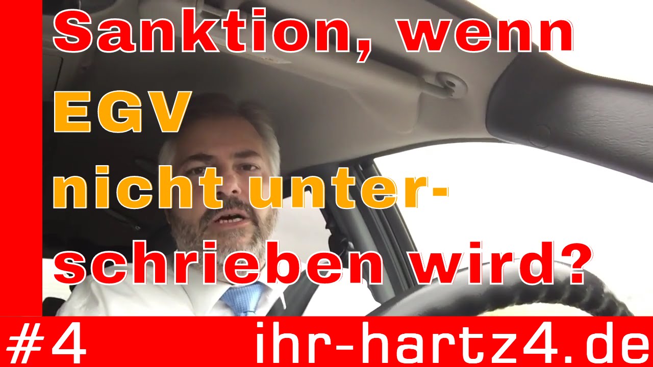 Sanktionen, wenn ich eine Eingliederungsvereinbarung (EGV) nicht unterschreibe? | ihr-hartz4.de #4