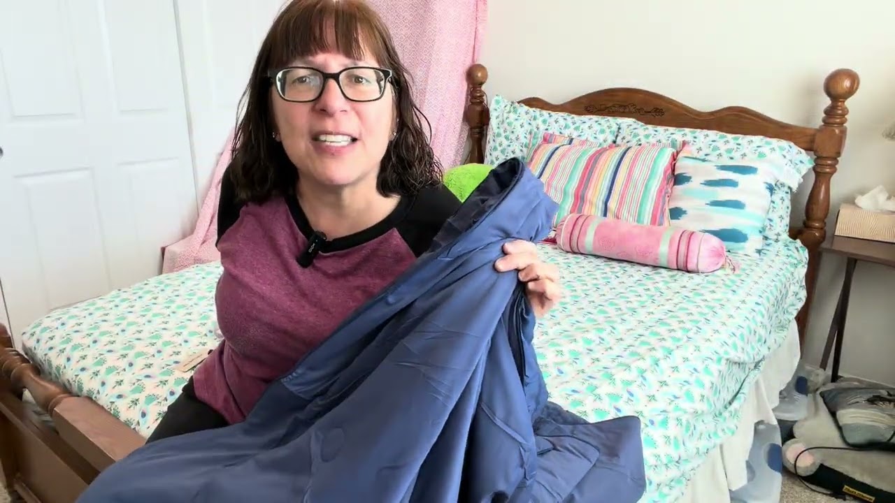 Cozy bliss cooling comforter - see it here!