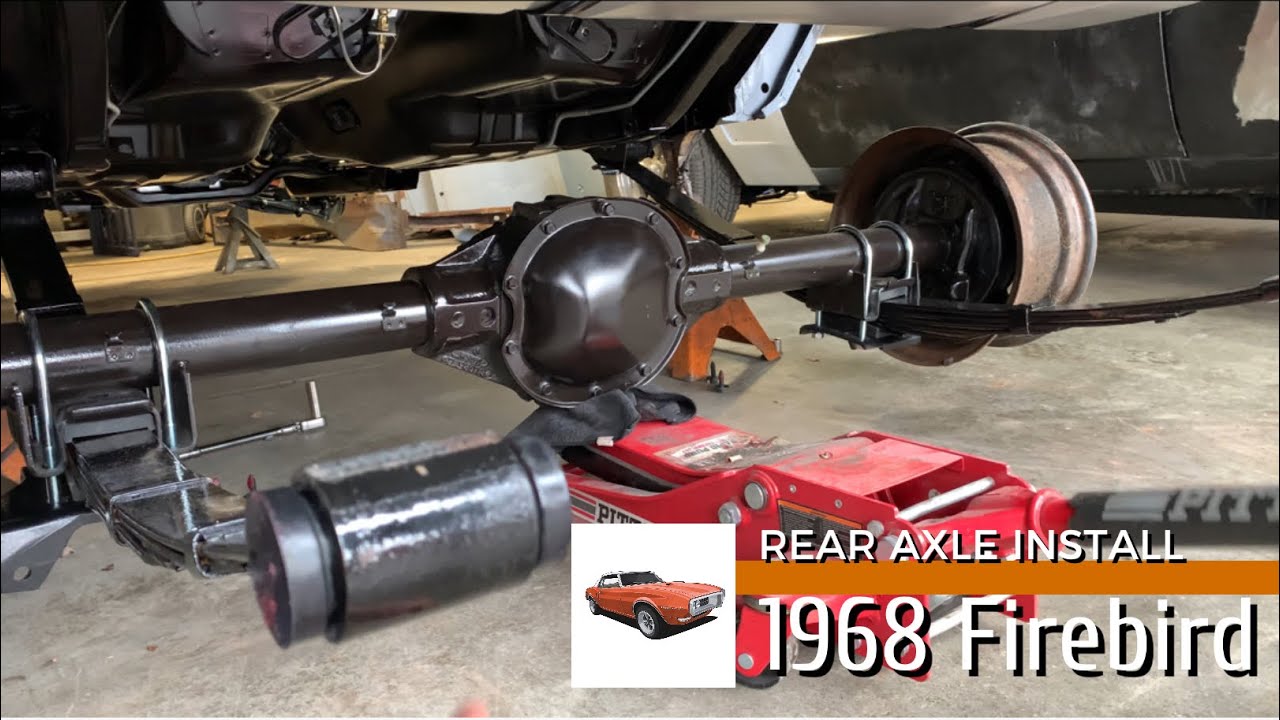 Take 2 sound improved—Rear axle install the easy way no special tools 1968 Firebird.