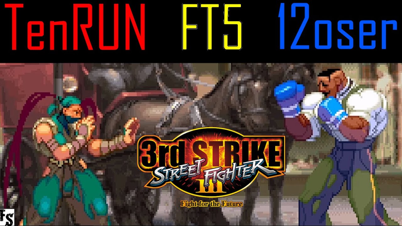 Street Fighter III: Third Strike - TenRUN [Ibuki] vs 12oser [Dudley] (Fightcade FT5)