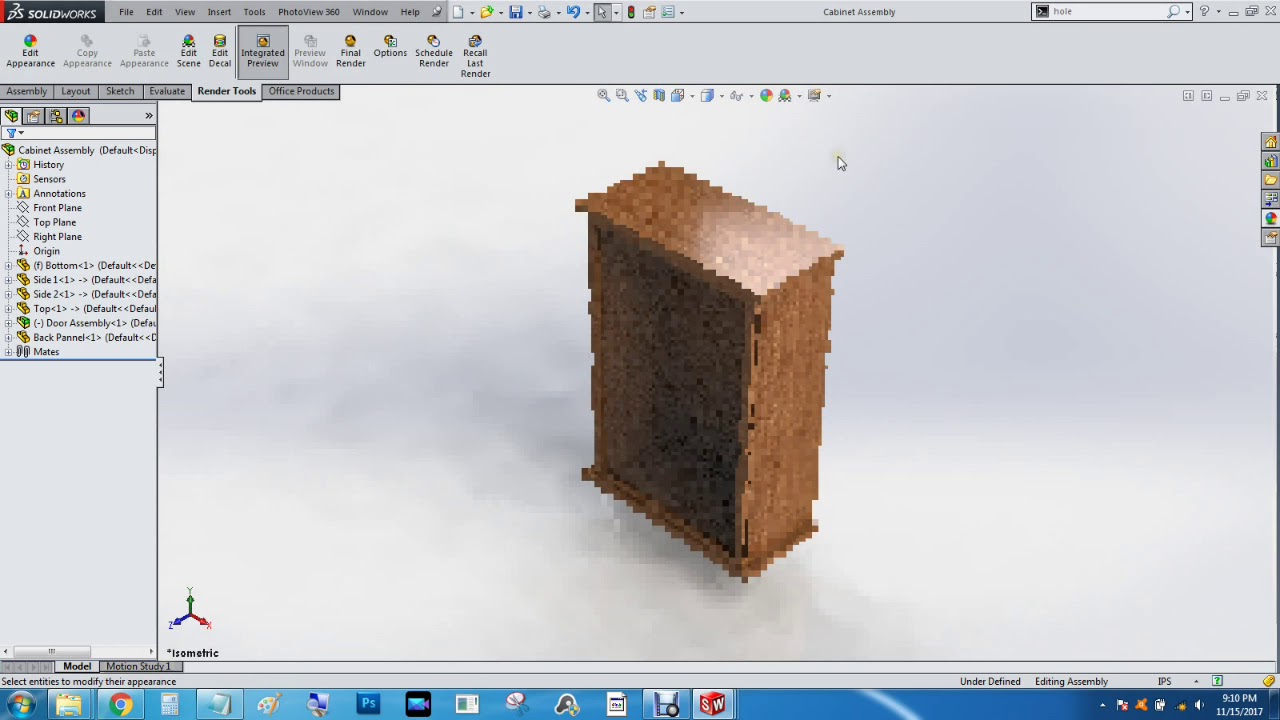 Solidworks Tutorial: Complete Cabinet Design Part 4