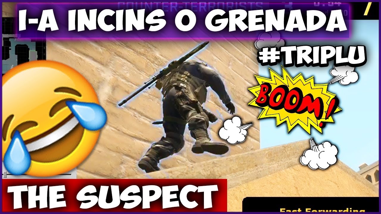 I-A &Icirc;NCINS O GRENADĂ LUI TOASTER! #triplu 🚔👮 Poliția CS:GO