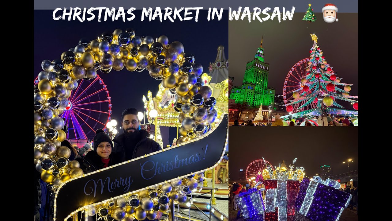Warsaw Christmas Market 2025 🎅🎄 – Food, Lights & Festive Fun! ✨