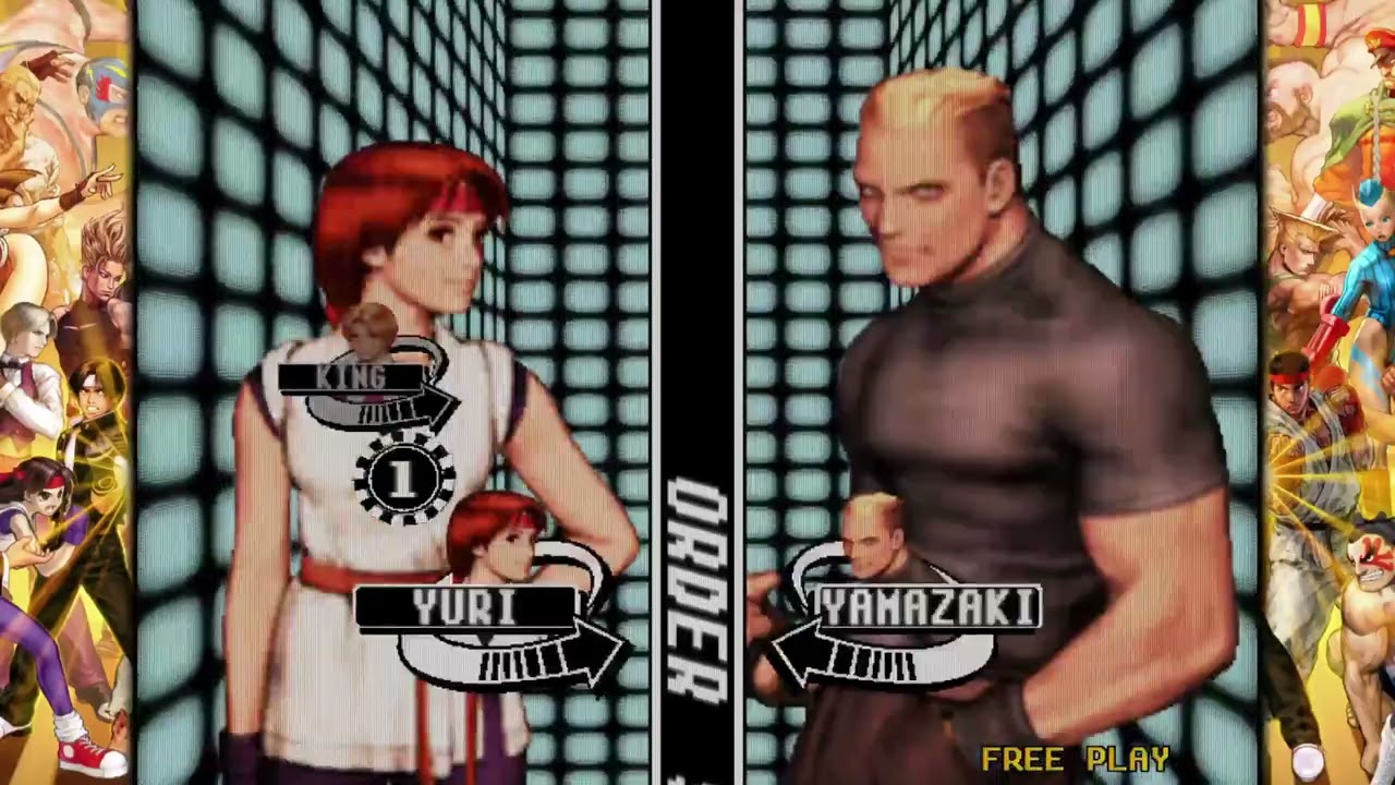 Capcom vs SNK - Yuri & King pair match