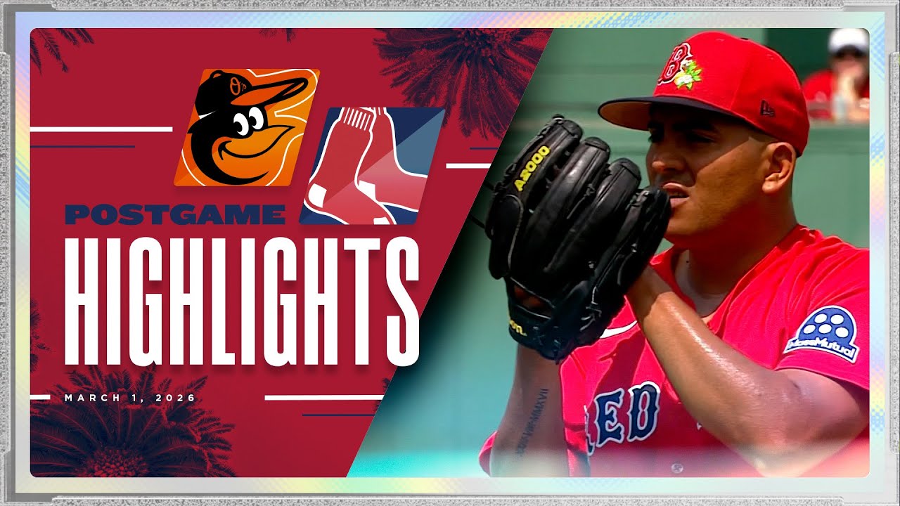 RED SOX HIGHLIGHTS: Red Sox vs Orioles - Ranger Suarez Makes 2nd Spring Training Start