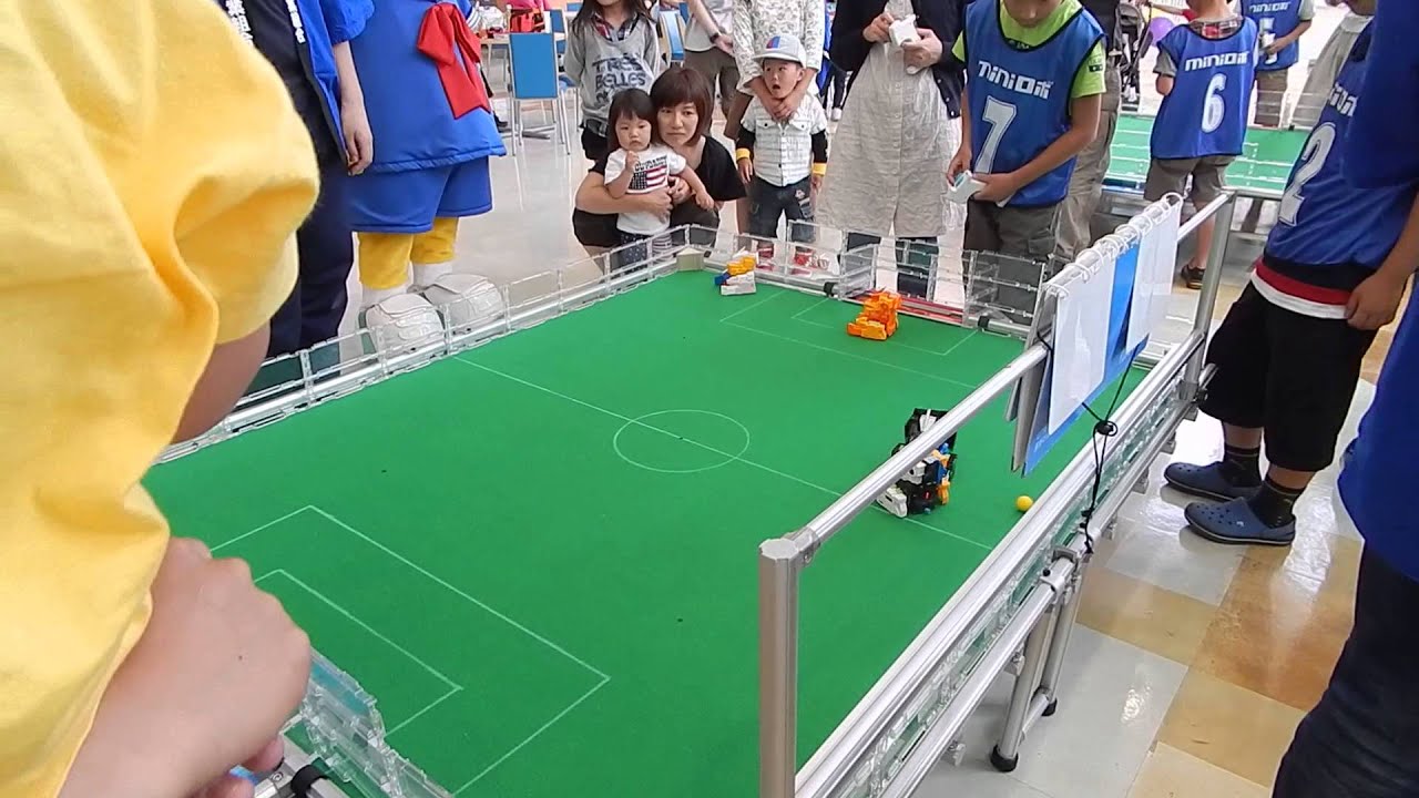 Robot soccer at S-Pulse Dream Plaza