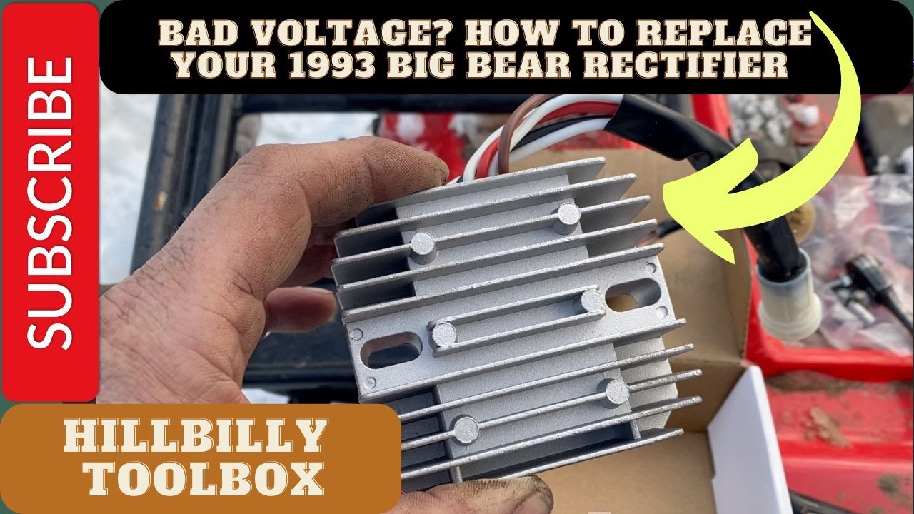 How to replace your Yamaha Big Bear rectifier