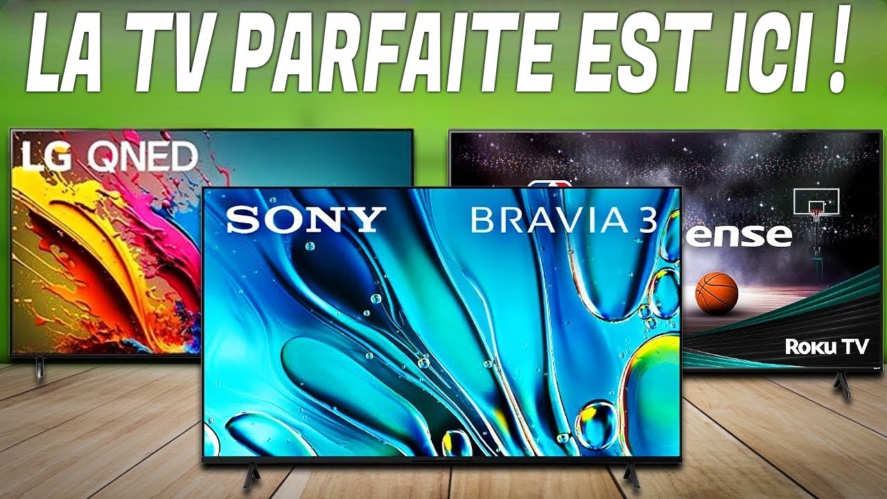 TOP 5 Meilleures TV 2025 🔥 QLED vs OLED : Le Match Ultime pour Ton Salon !