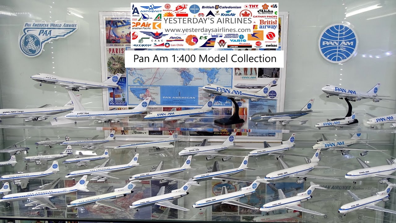 Pan Am / Pan American 1:400 Scale Model Airliner Collection