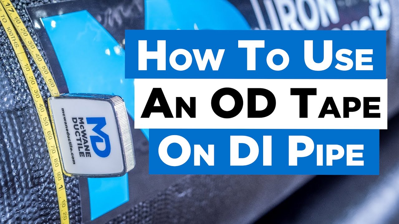 How to Use an OD (Outside Diameter) Tape on Ductile Iron Pipe