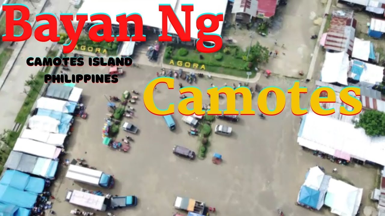 Bayan Agora Market San Francisco Camotes Cebu Philippines Aerial Views