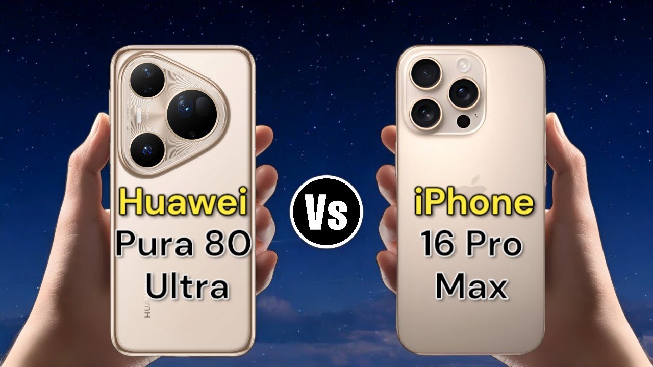 Huawei Pura 80 Ultra Vs iPhone 16 Pro Max||🤔 من الأفضل
