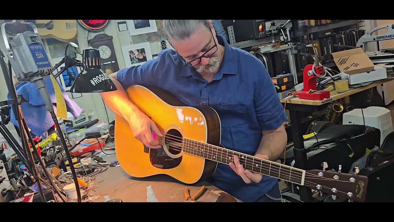My new Martin D35 guitar!  Ready to rock!