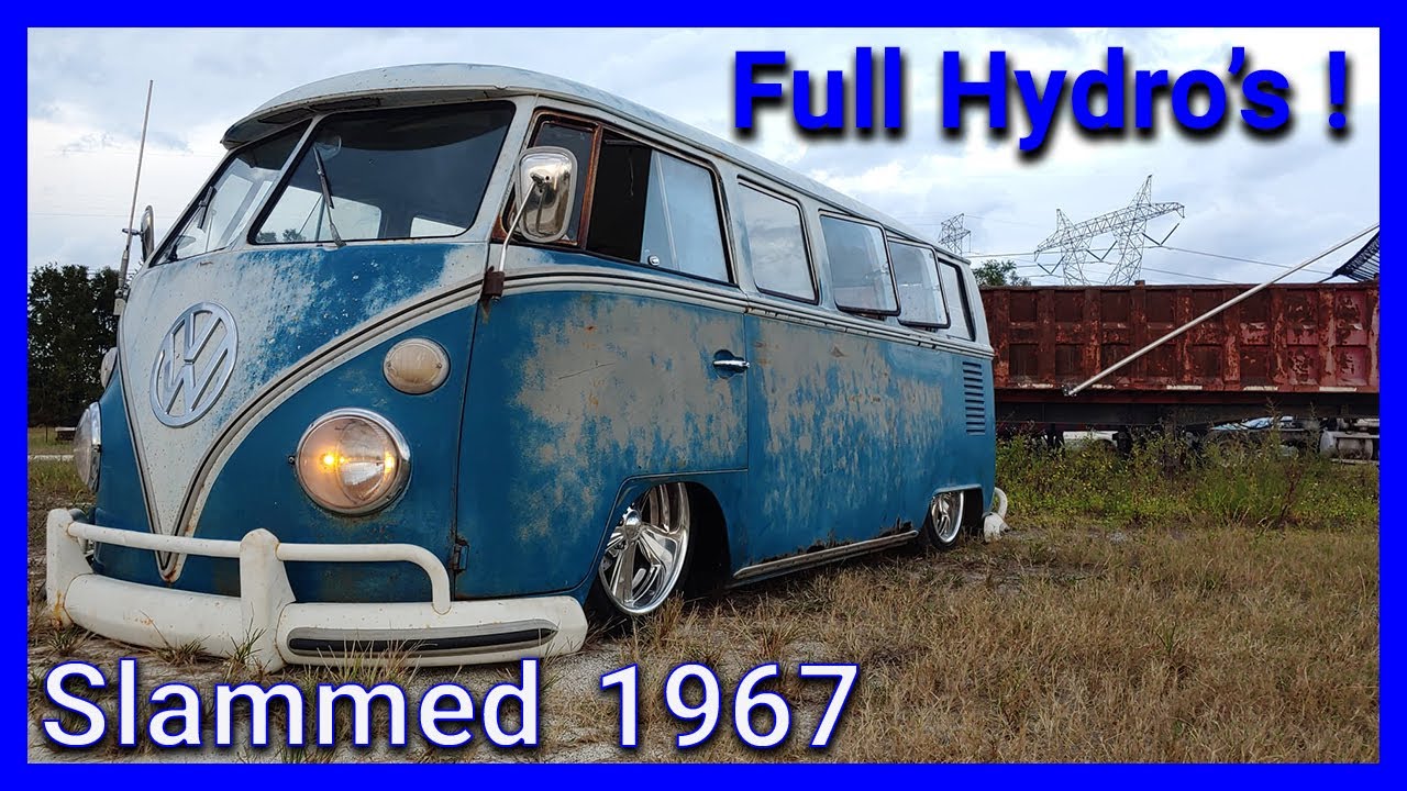 1967 Split Window Bus Slammed With Hydraulics !! / Not Airbags