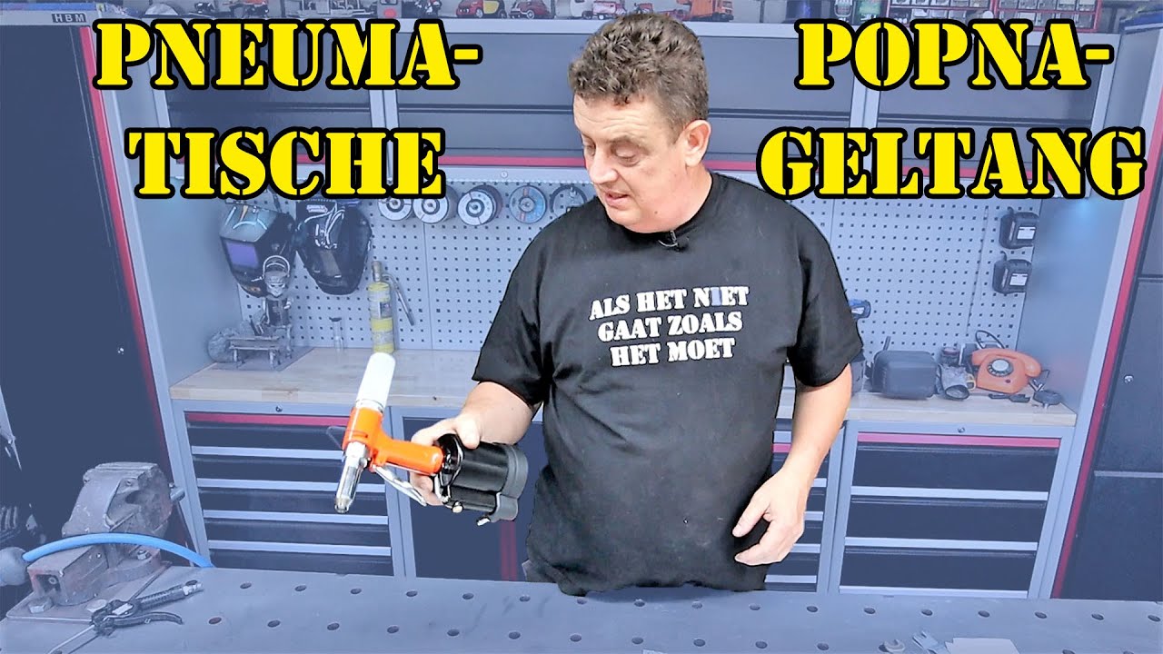 HBM Pneumatische Popnageltang 3,2 - 6,4 mm unboxing en eerste indruk ervan.