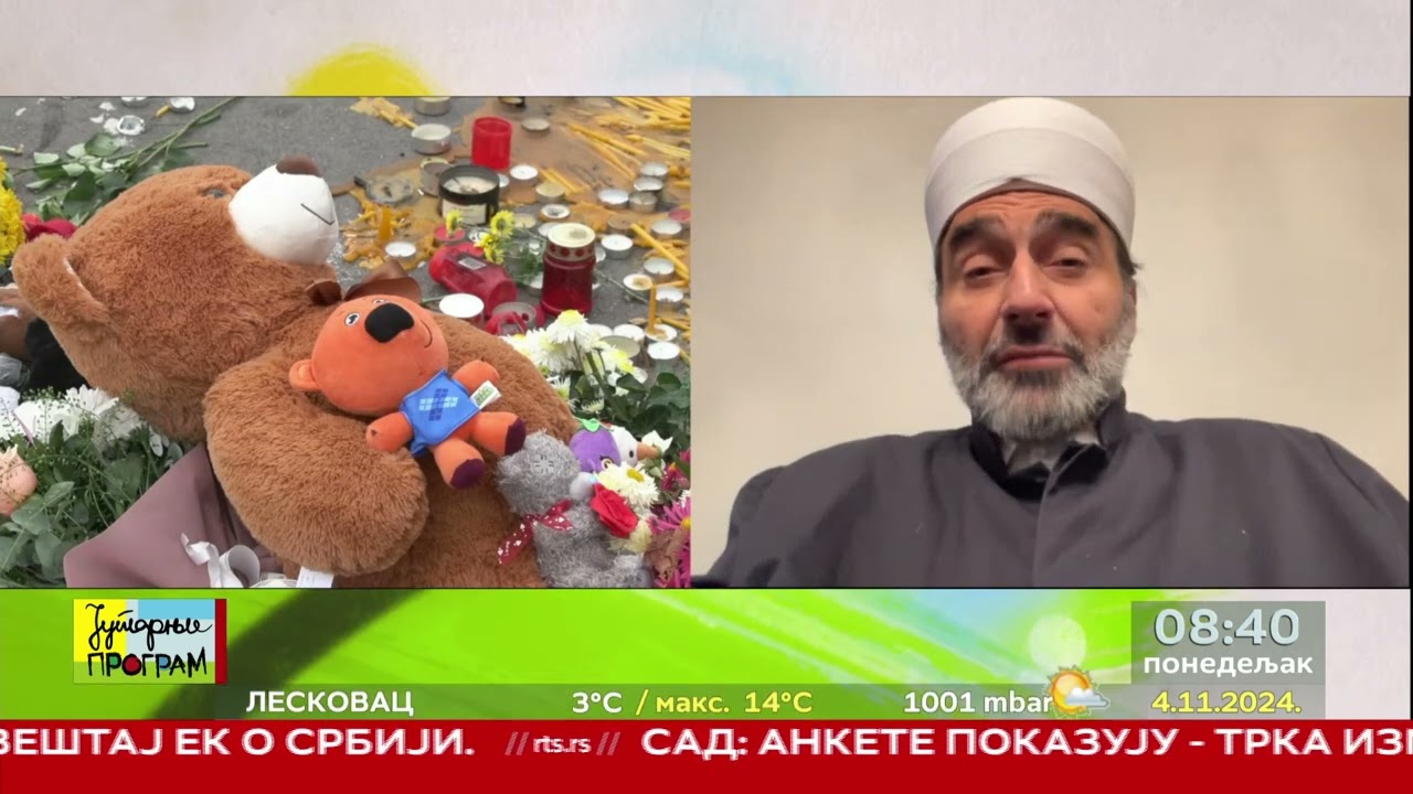 RTS JUTARNJI PROGRAM - Muftija Muhamed Jusufspahić o potrebi opšteg sabranja, empatije i utehe