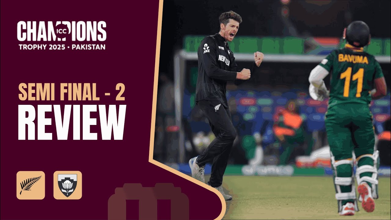 New Zealand vs South Africa | 2nd Semifinal | NZ vs SA Match Highlights