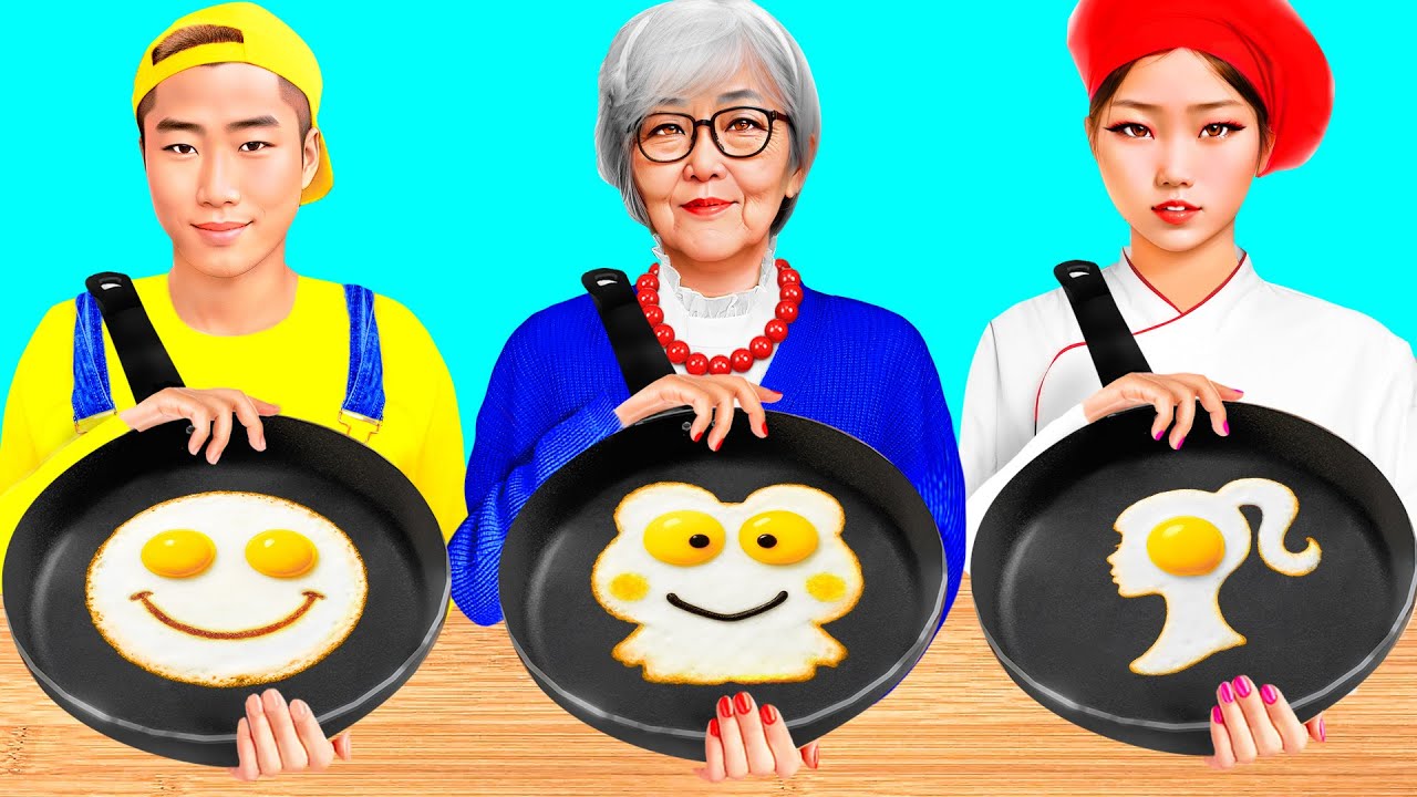 Tantangan Masakanku vs Nenek | Trik Memasak yang Lezat oleh ToonDO Challenge