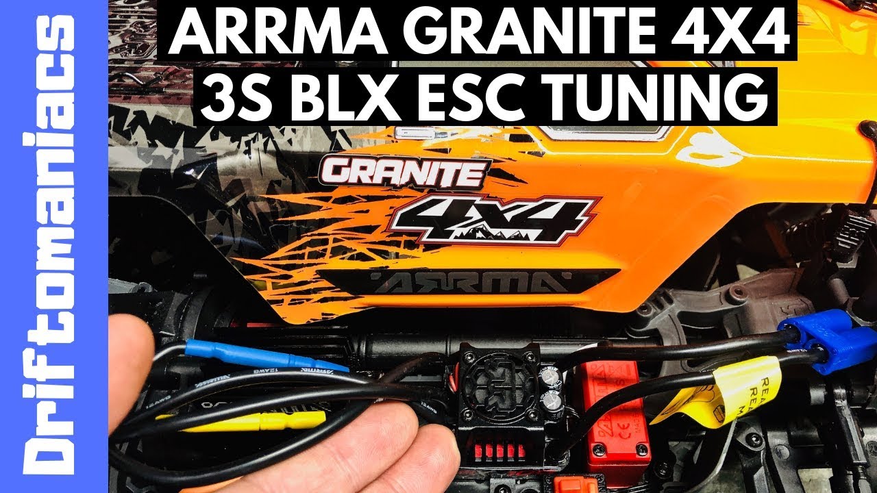 Руководство по настройке Arrma Granite 4x4 3S BLX ESC!