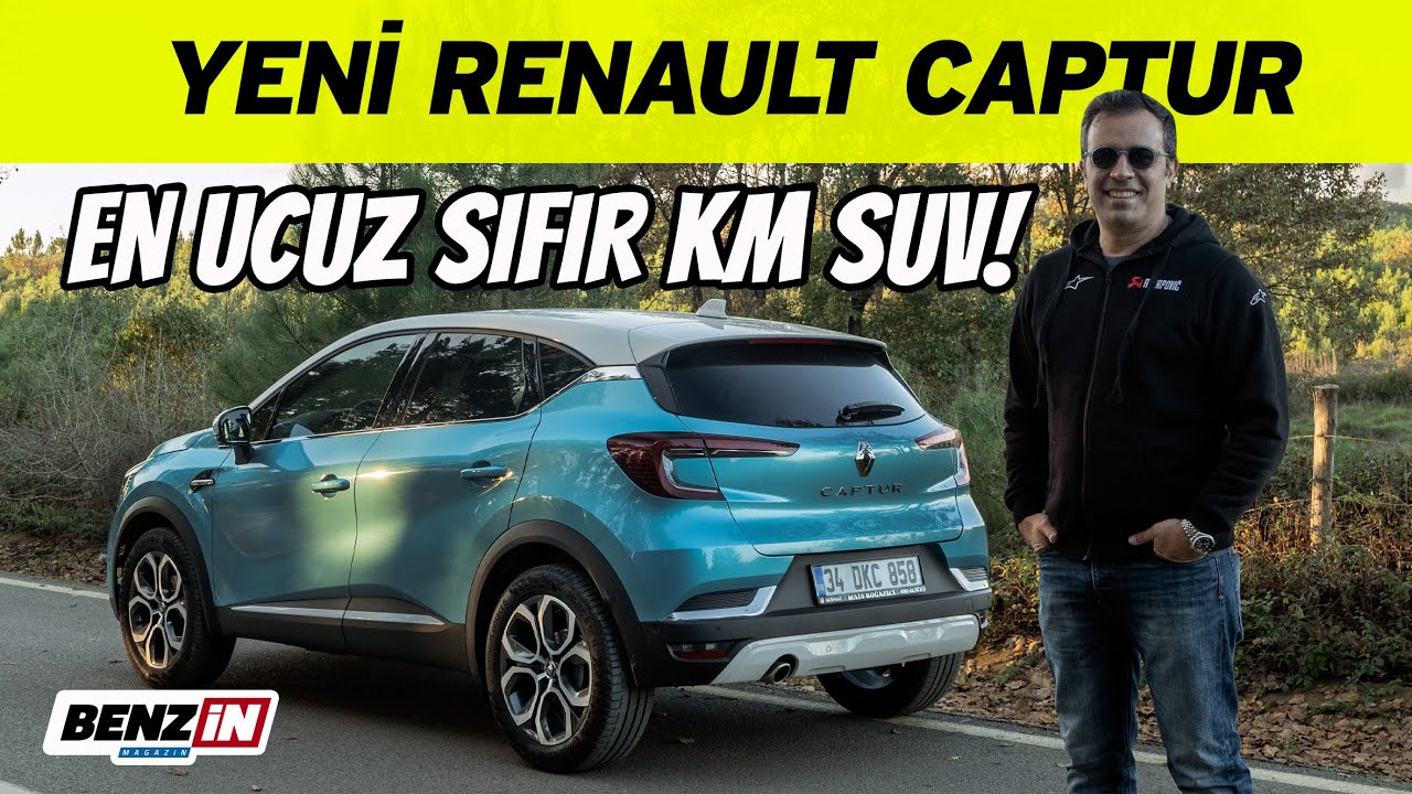Renault Captur test sürüşü 2020  | En ucuz sıfır km SUV