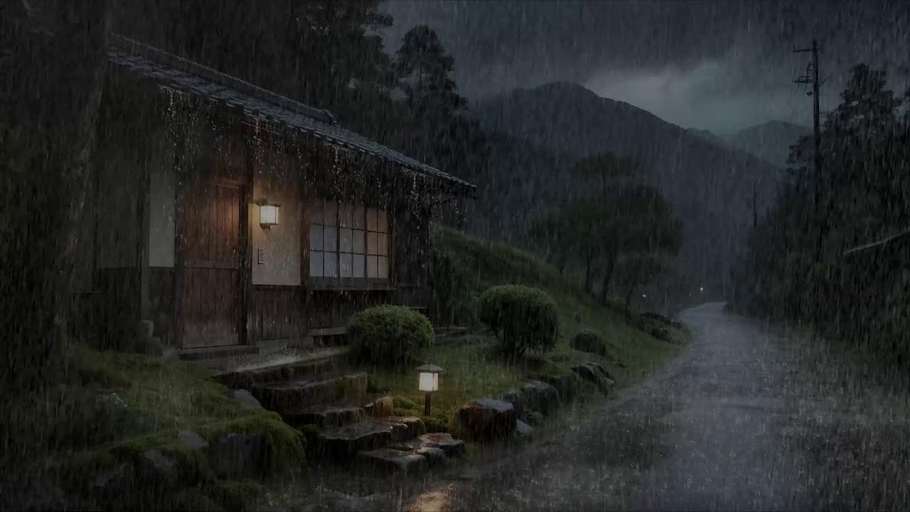 Tranquil Spirit 🌧️ Rain Sounds Surrounding Cabin Roof for Deep Sleep and Focus 💫