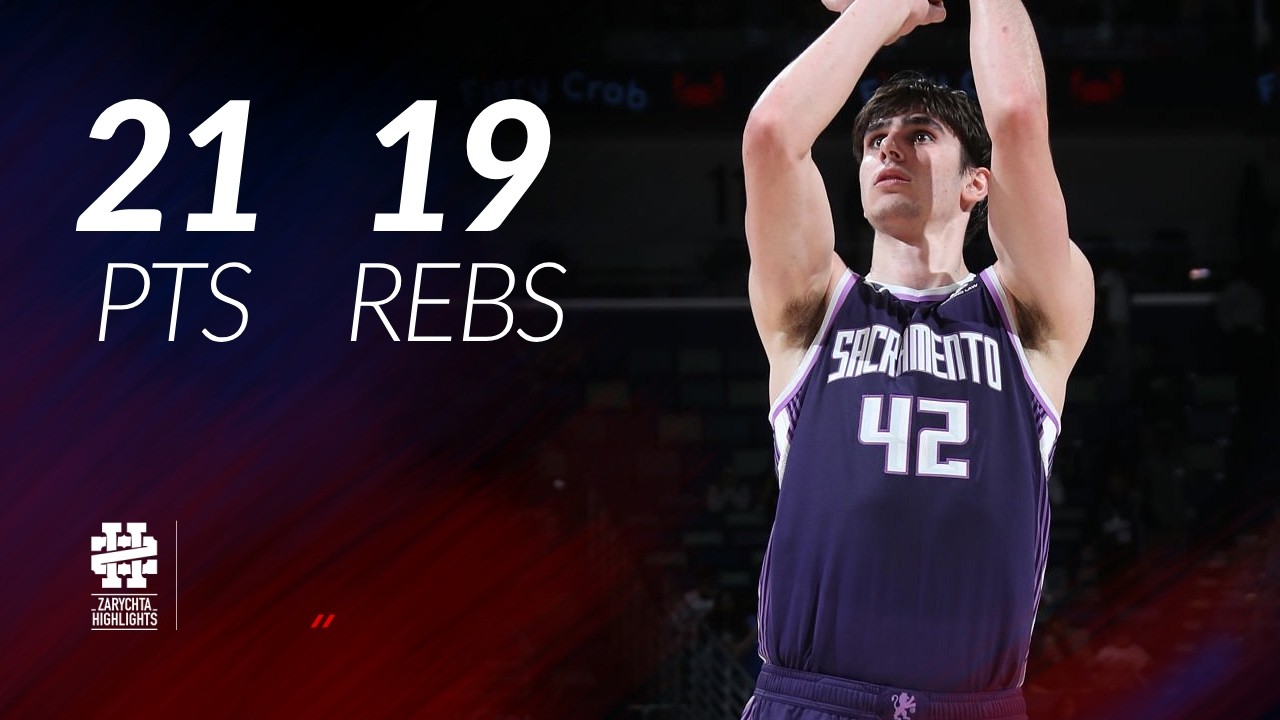 Maxime Raynaud 21 pkt. 19 zbi&oacute;rek przeciwko Pelicans w sezonie 25/26