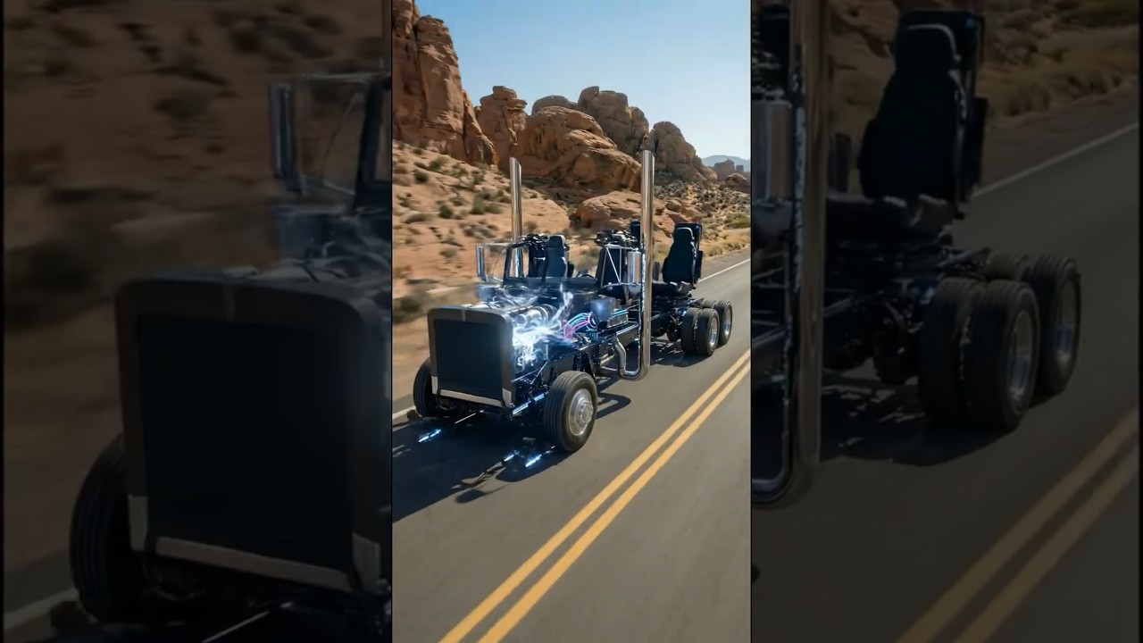Truck Assembly in Motion 